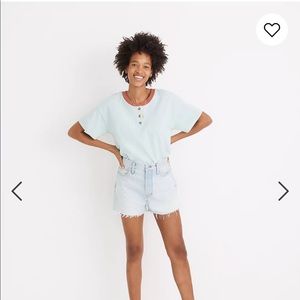 Madewell Mom Jean Shorts